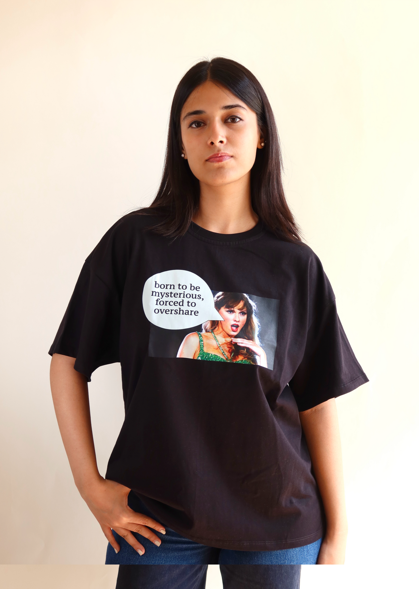 Born To Be Mysterious Oversized T-Shirt
