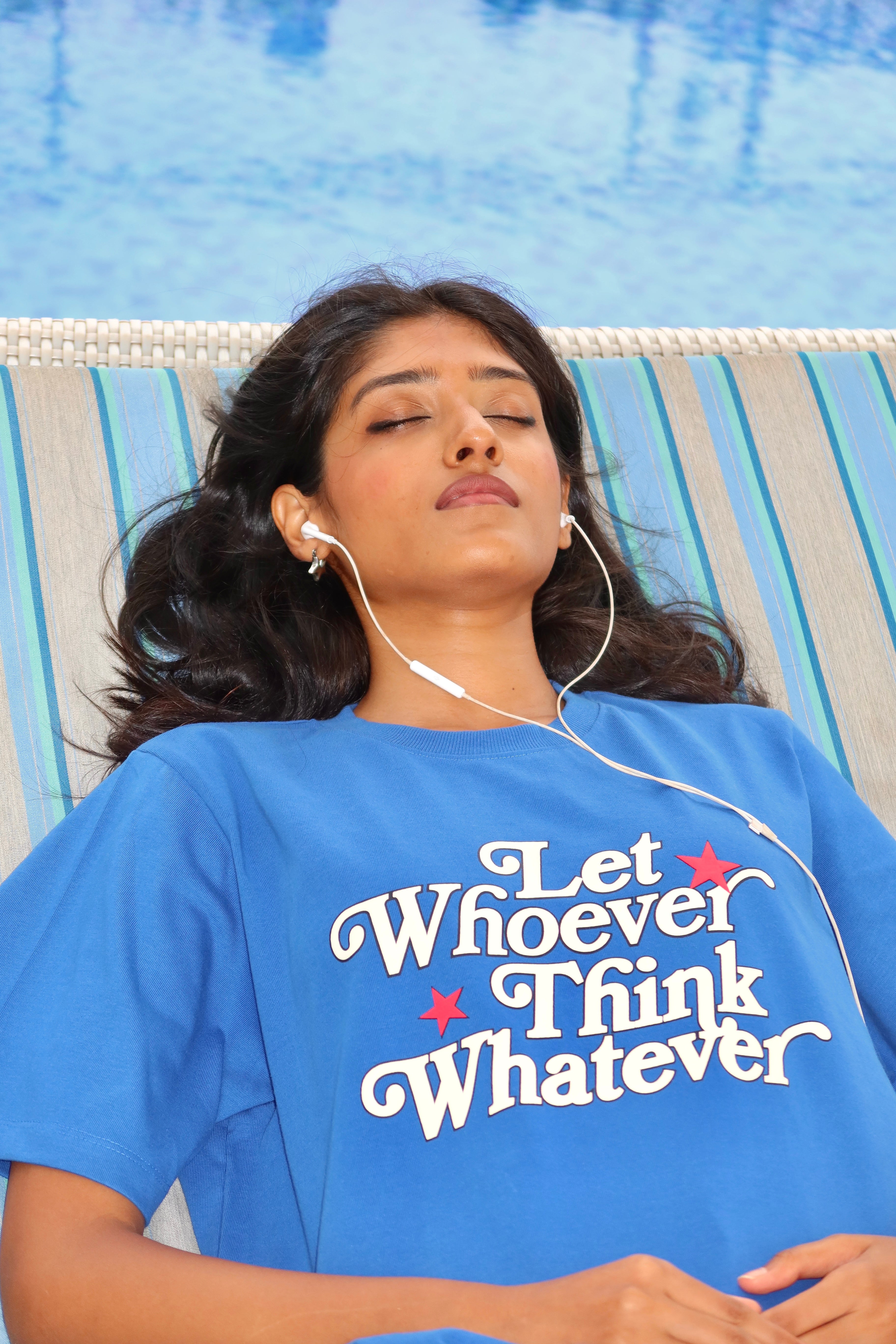 Let Whoever Think Whatever Oversized Tee