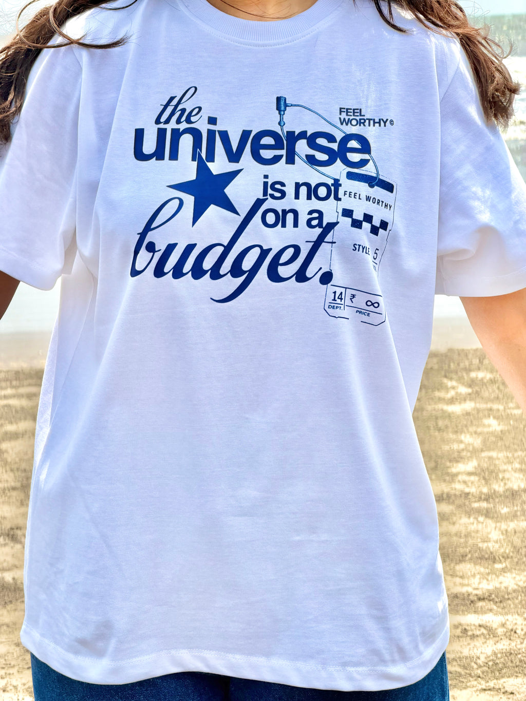 Feel Worthy of More Oversized Tee