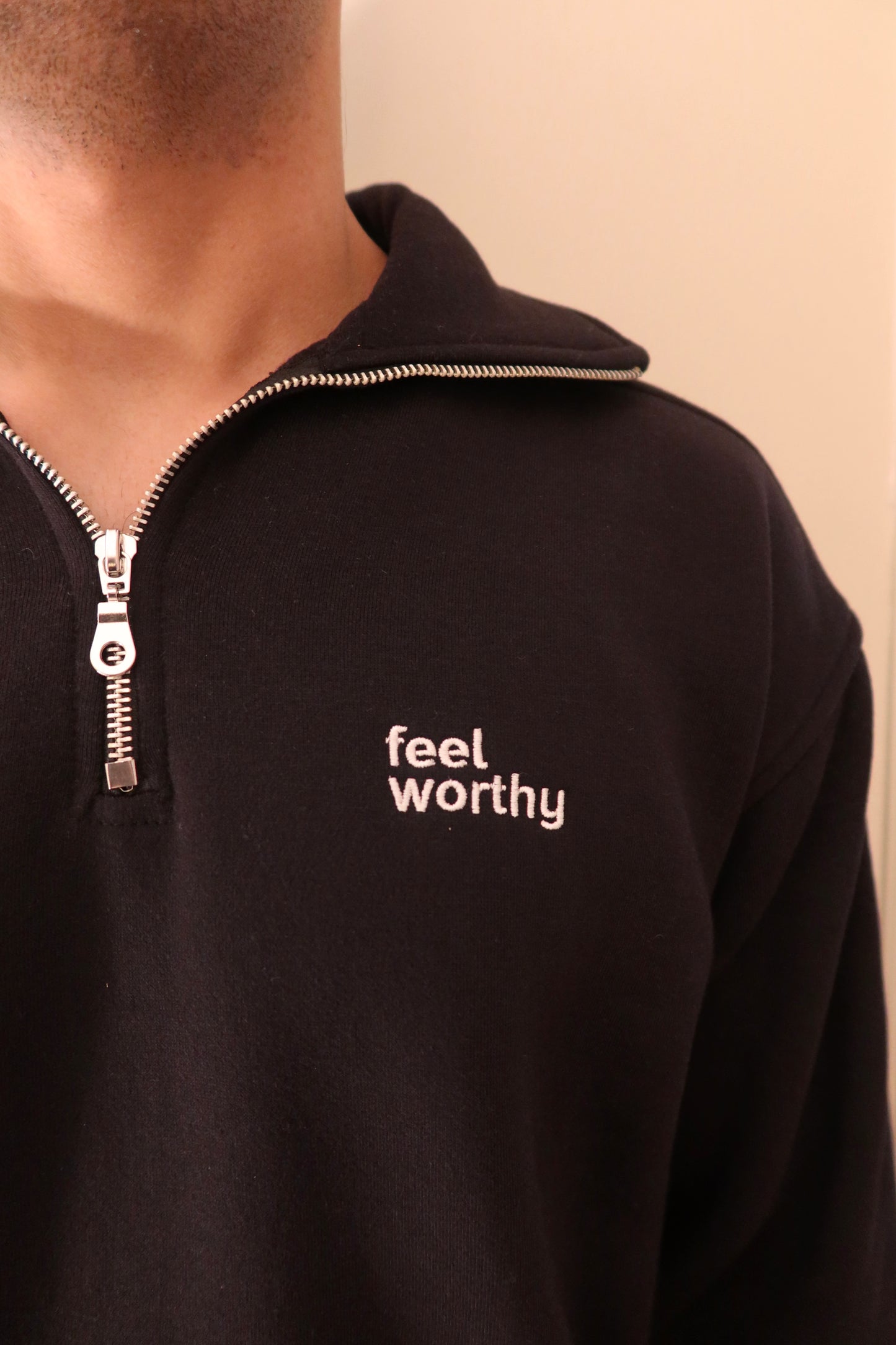 Feel Worthy Zip Sweatshirt