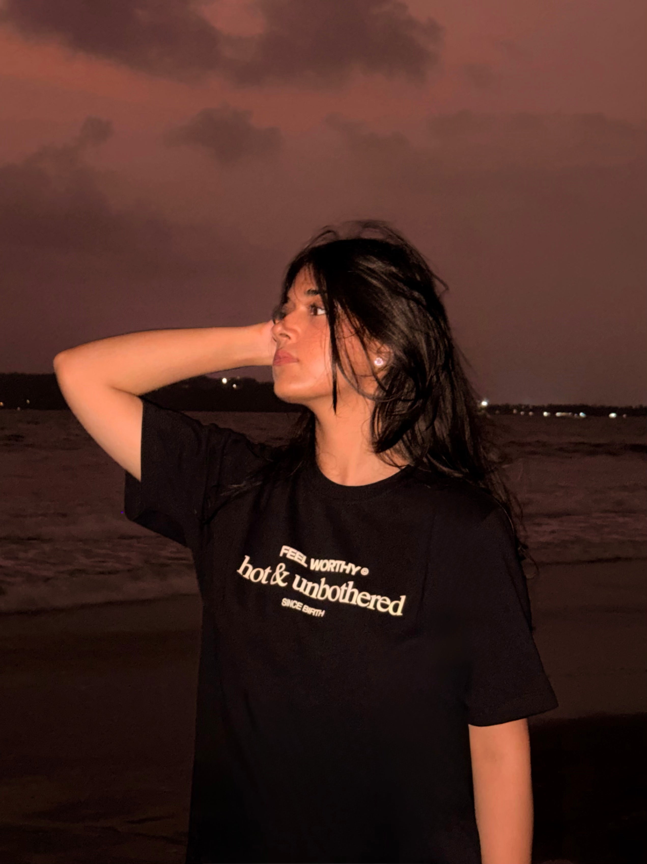 Hot & Unbothered Oversized Tee
